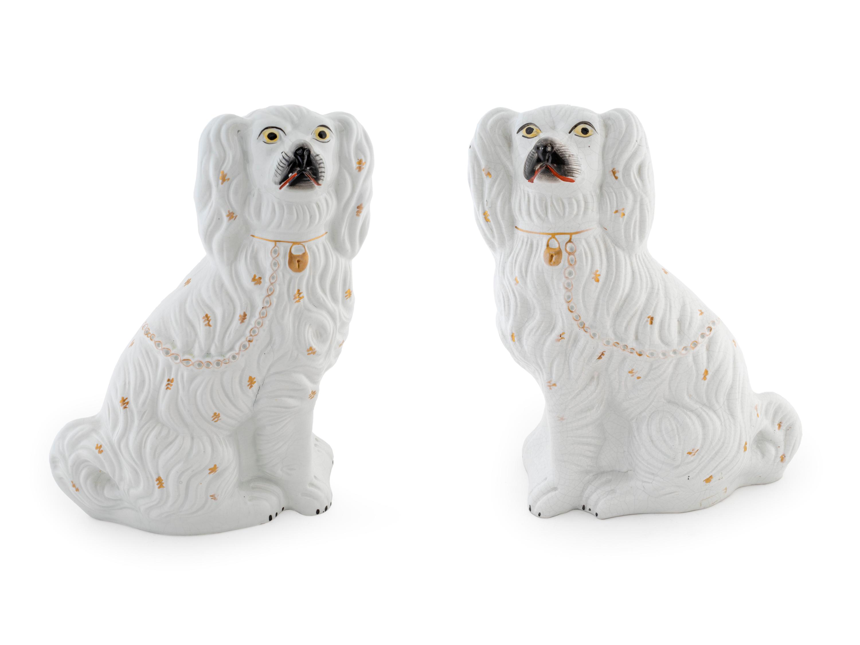 A Pair of Staffordshire Dogs — 20TH CENTURY