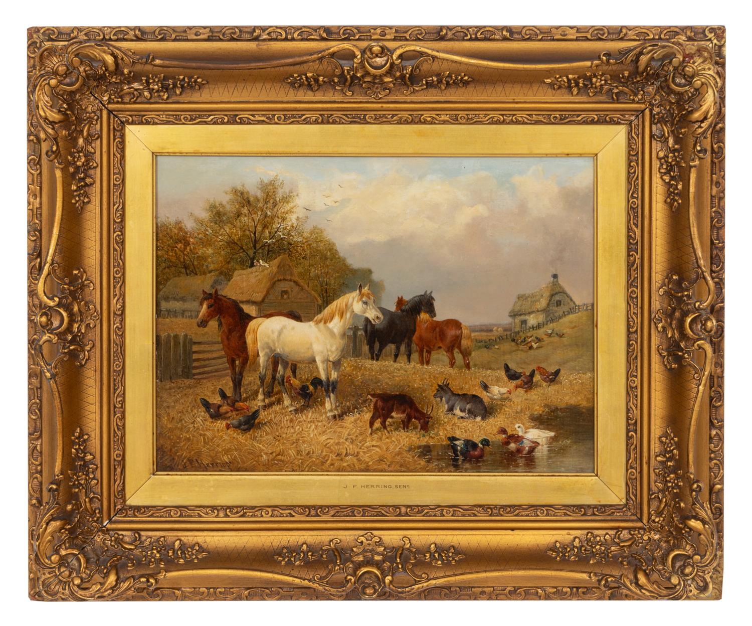 Horses, Goats, and Chickens at Pasture