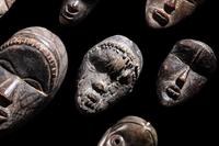 Thirteen Wood Dan Masks
