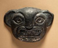 Two Moche Copper Masks