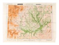 [ARMY AIR FORCE]. A group of World War II escape charts, all printed in Washington, D. C. on synthetic silk cloth, comprising: