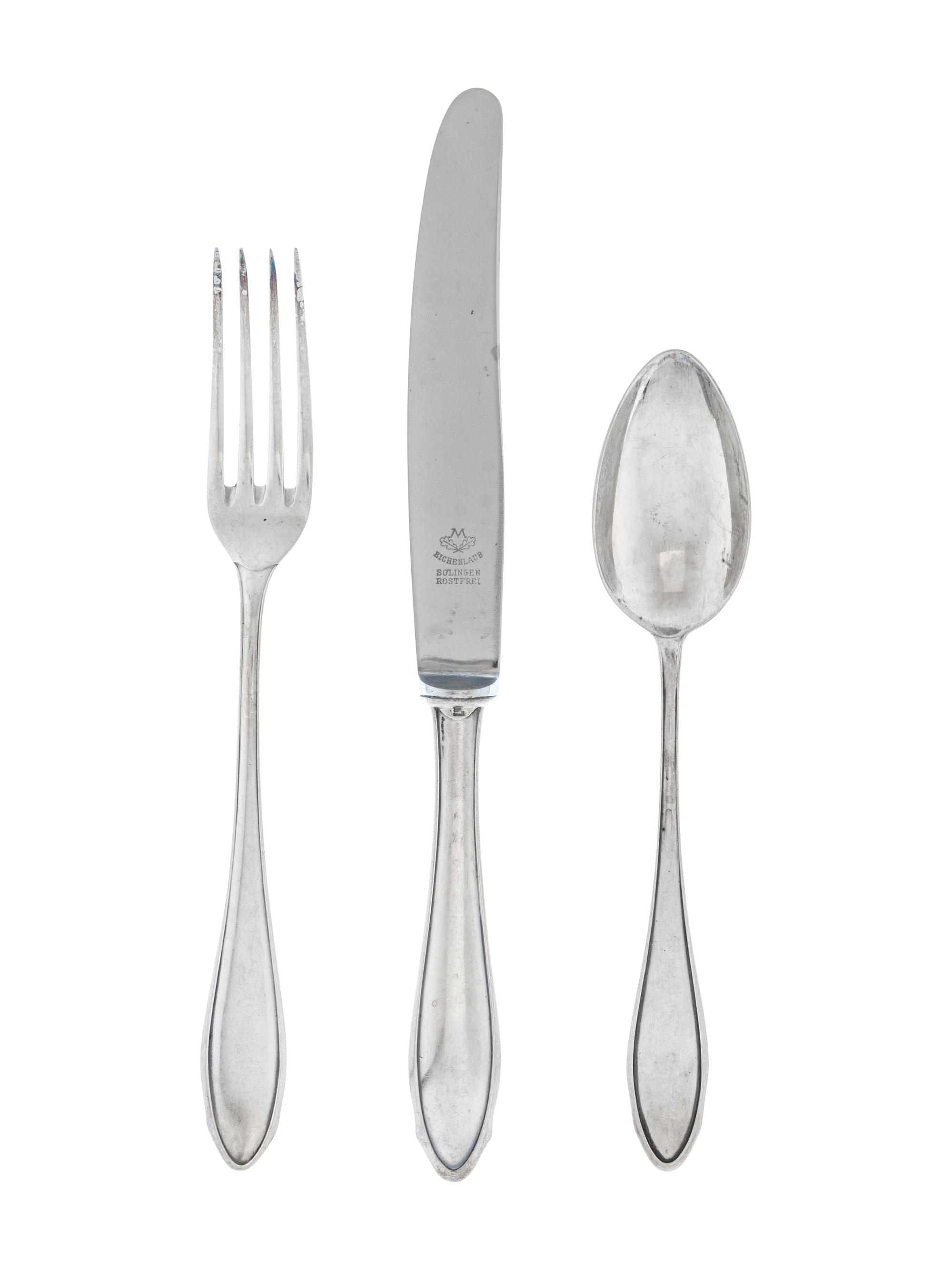 A German Silver Flatware Service