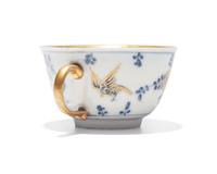 A Meissen Porcelain Teapot, Teacup and Saucer