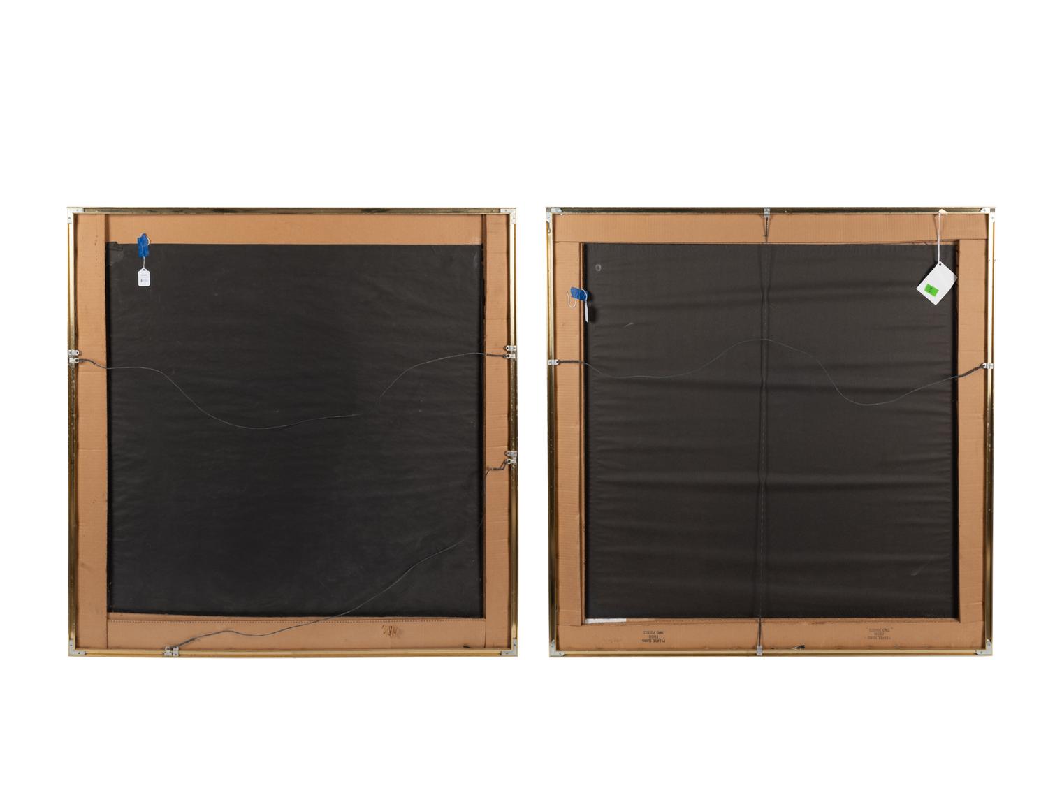 A Pair of Framed Indian Chakla Cloths