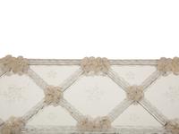 A Murano Glass Lattice Mirror