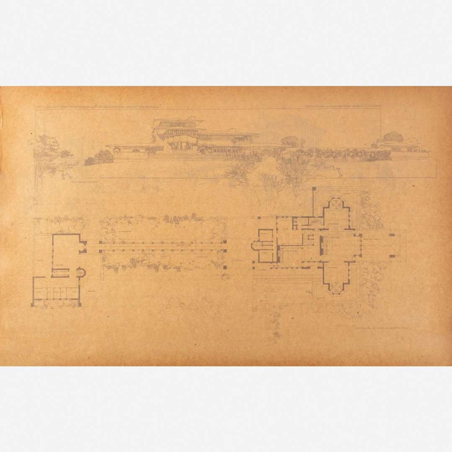 [Architecture] Wright, Frank Lloyd Ausgeführte Bauten und Entwürfe von Frank Lloyd Wright