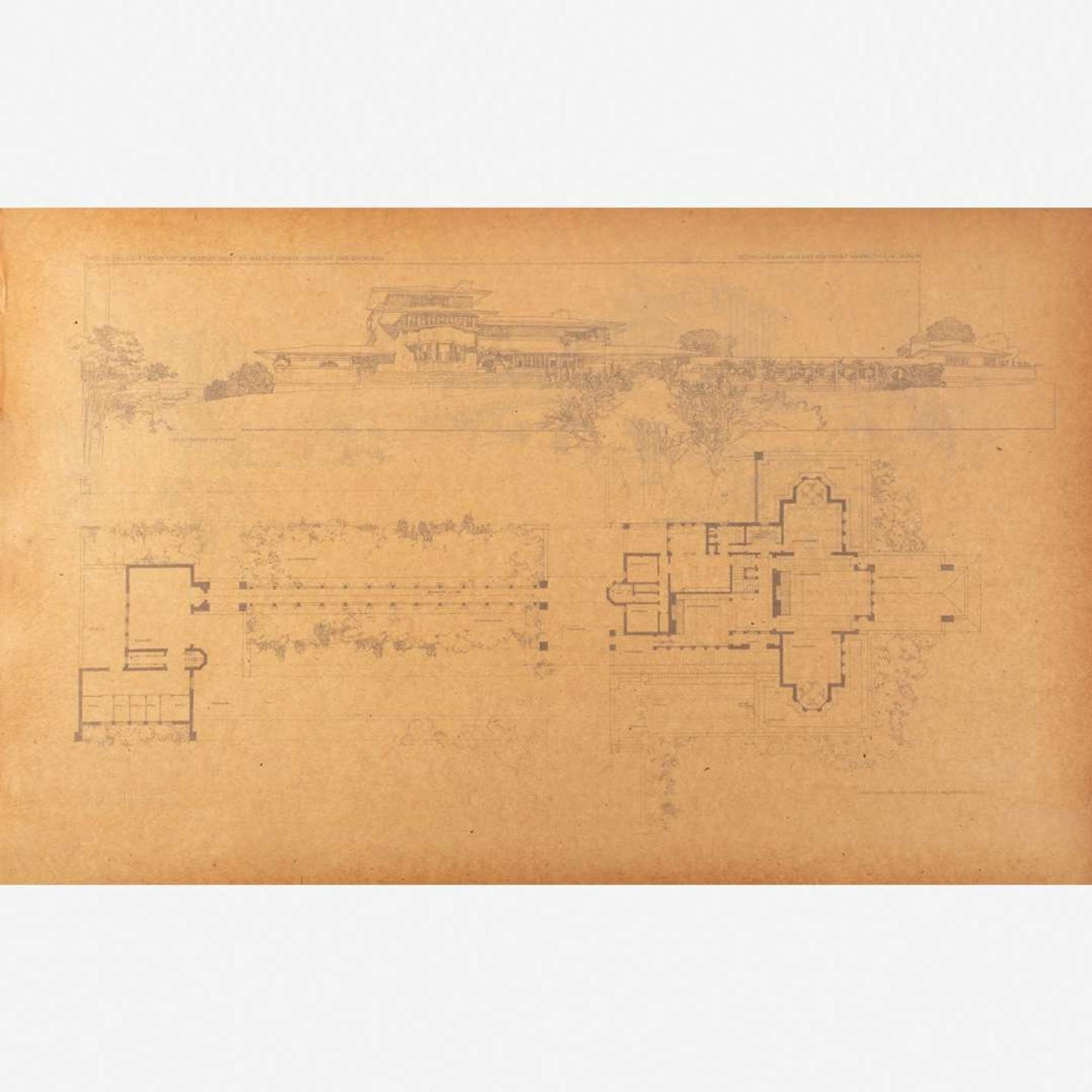 [Architecture] Wright, Frank Lloyd Ausgeführte Bauten und Entwürfe von Frank Lloyd Wright