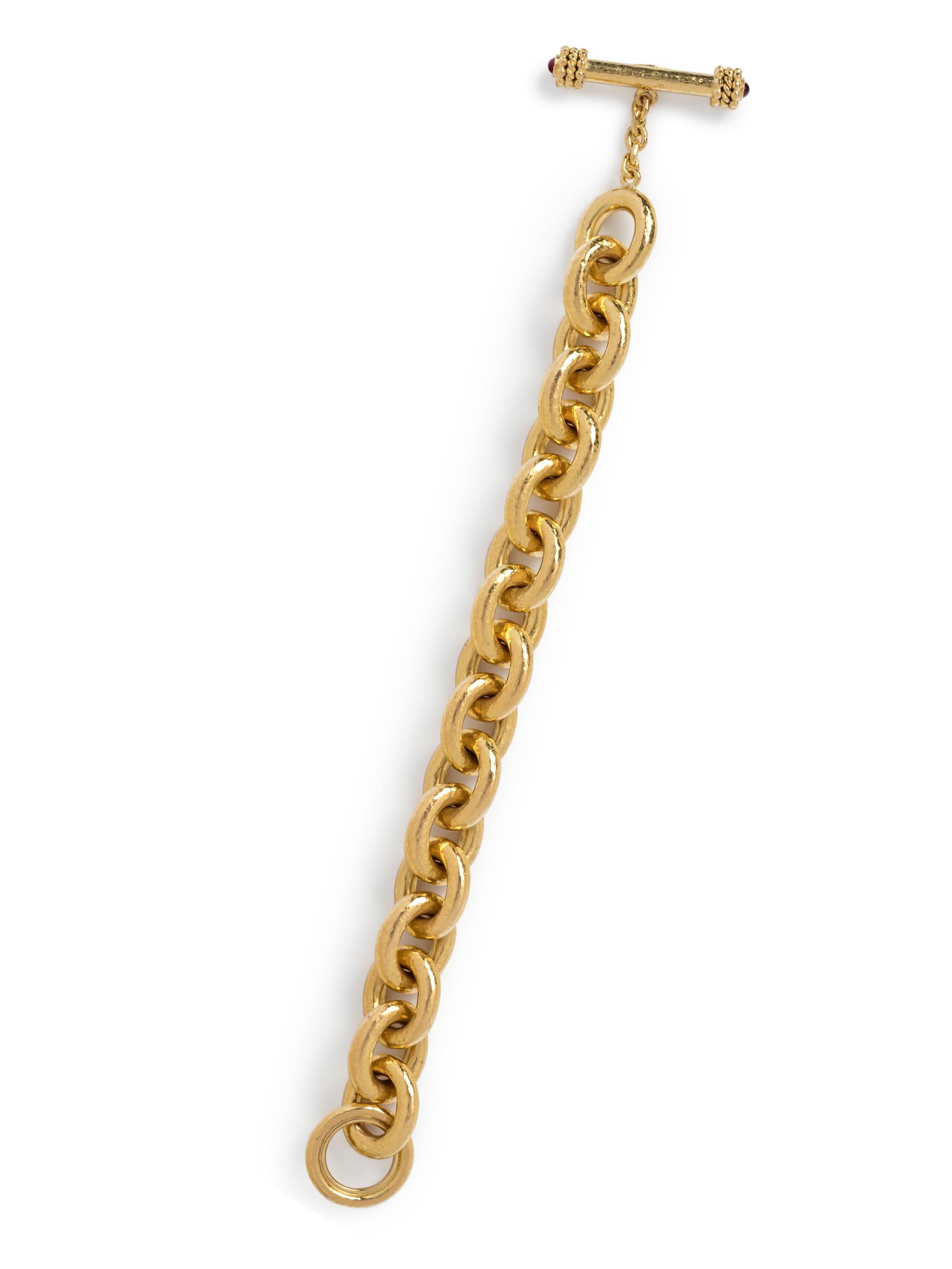ELIZABETH LOCKE, YELLOW GOLD BRACELET