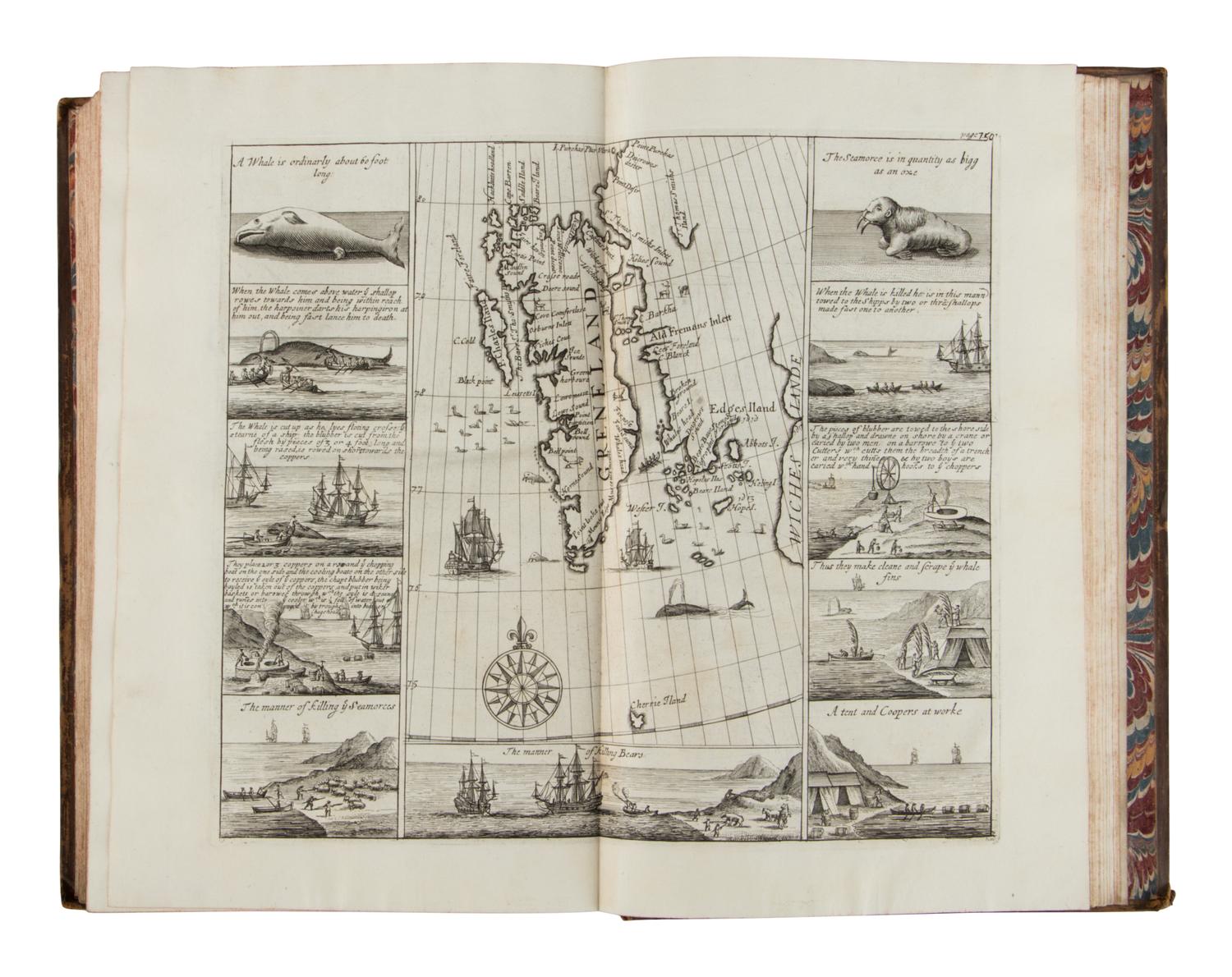 [TRAVEL & EXPLORATION]. CHURCHILL, Awnsham (d. 1728) and John (fl. 1695). A Collection of Voyages and Travels, some now first printed from original manuscripts, others now first published in English . London: Churchill for John Walthoe [&c], 1732.
