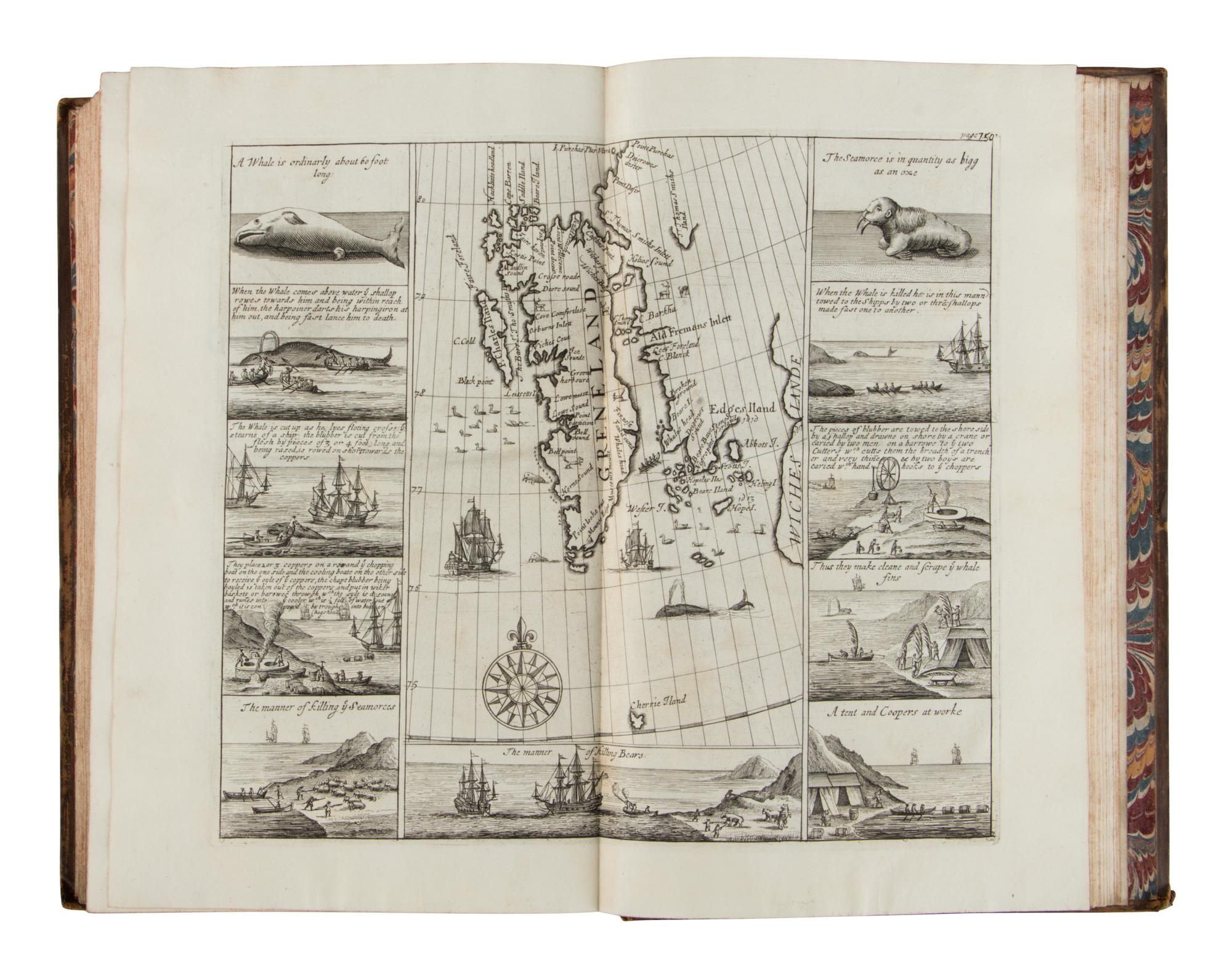 [TRAVEL & EXPLORATION]. CHURCHILL, Awnsham (d. 1728) and John (fl. 1695). A Collection of Voyages and Travels, some now first printed from original manuscripts, others now first published in English . London: Churchill for John Walthoe [&c], 1732.