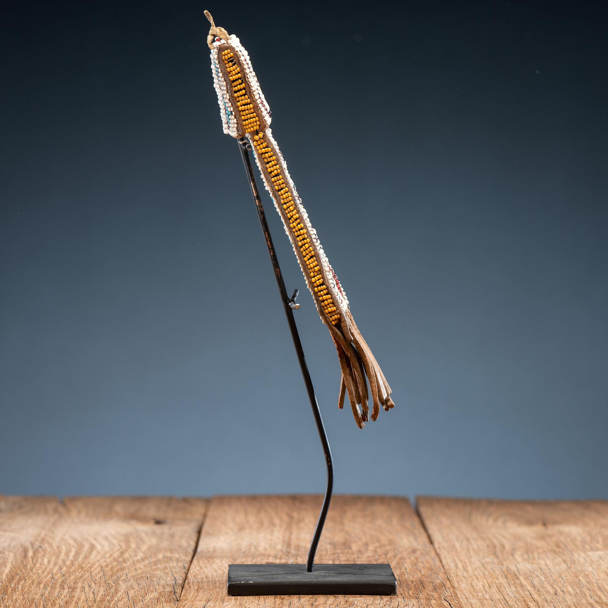 Northern Plains Beaded Whetstone Case