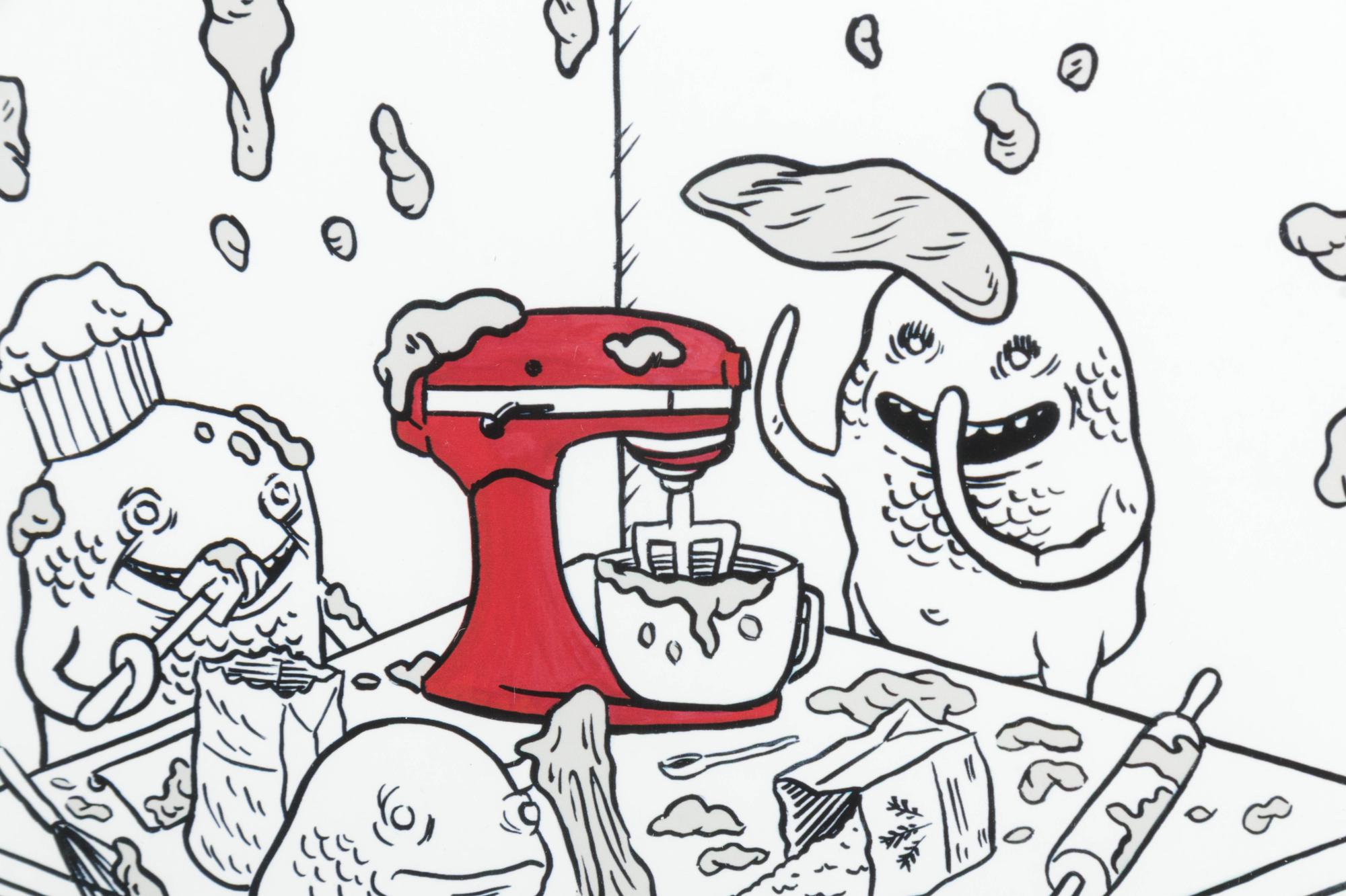 Dough Boys and Untitled (Refrigerator Man)