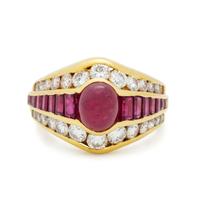RUBY AND DIAMOND RING