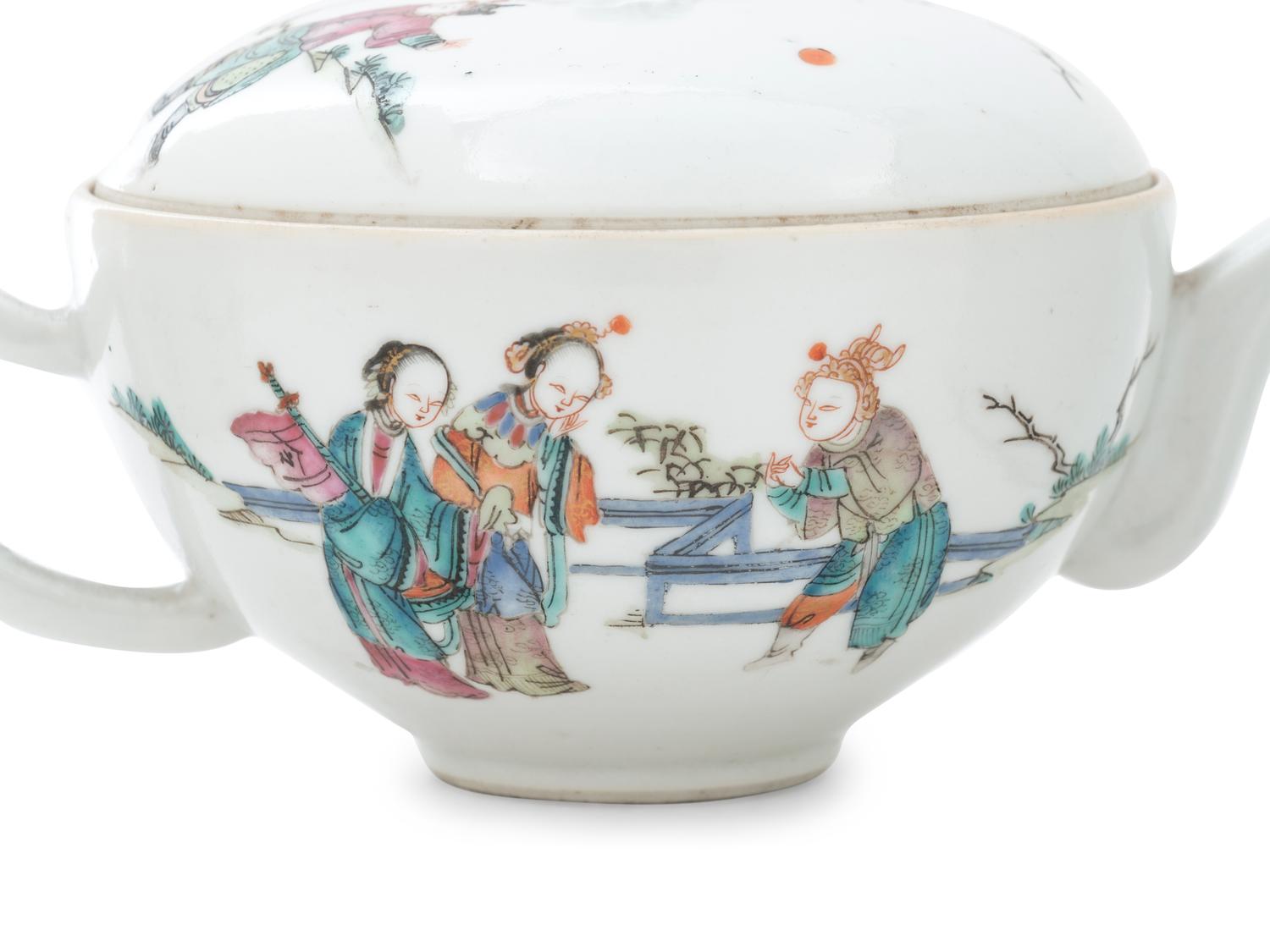 Six Chinese Porcelain Teapots