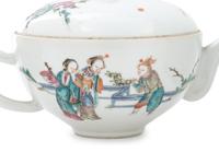 Six Chinese Porcelain Teapots