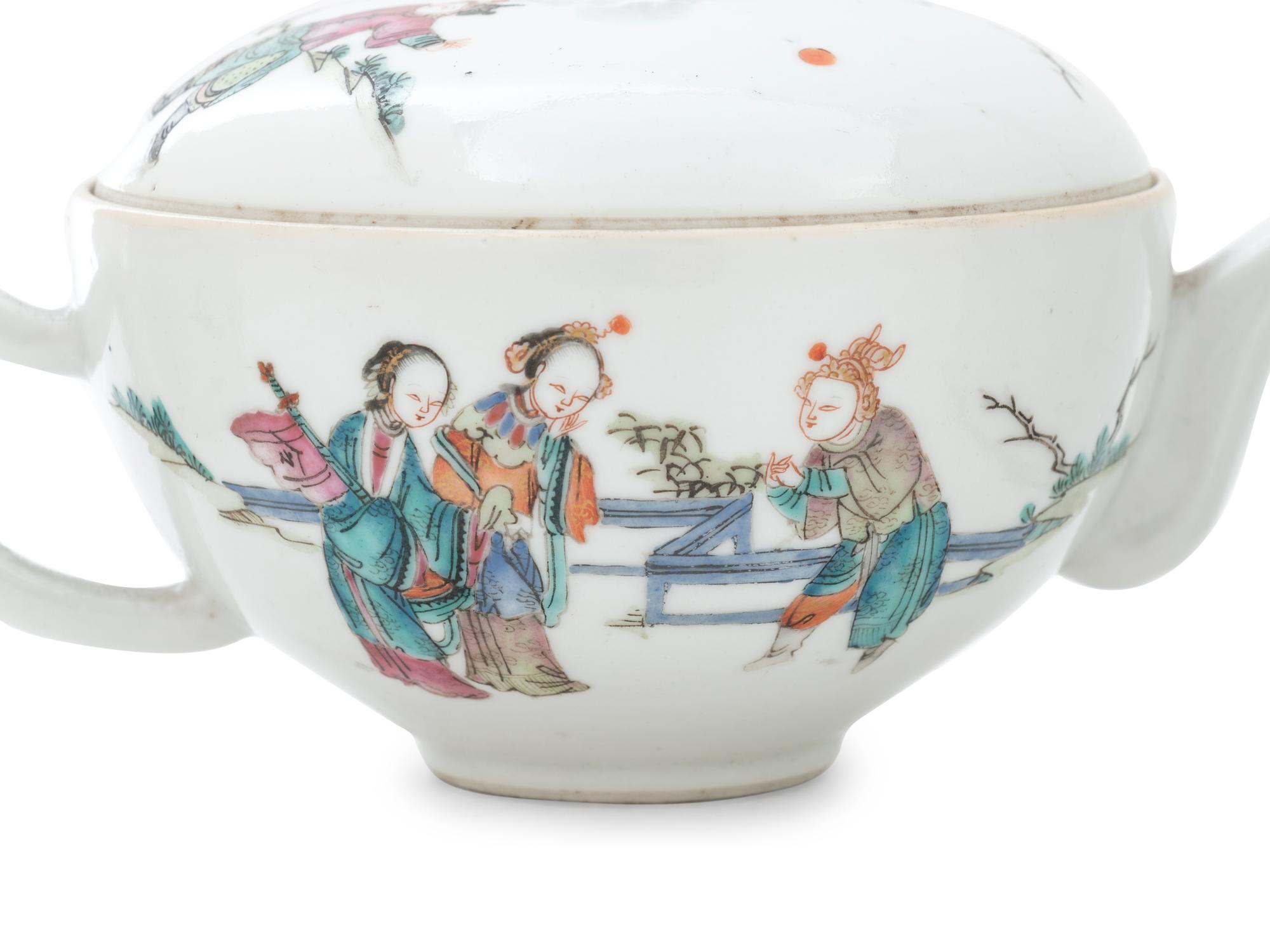 Six Chinese Porcelain Teapots