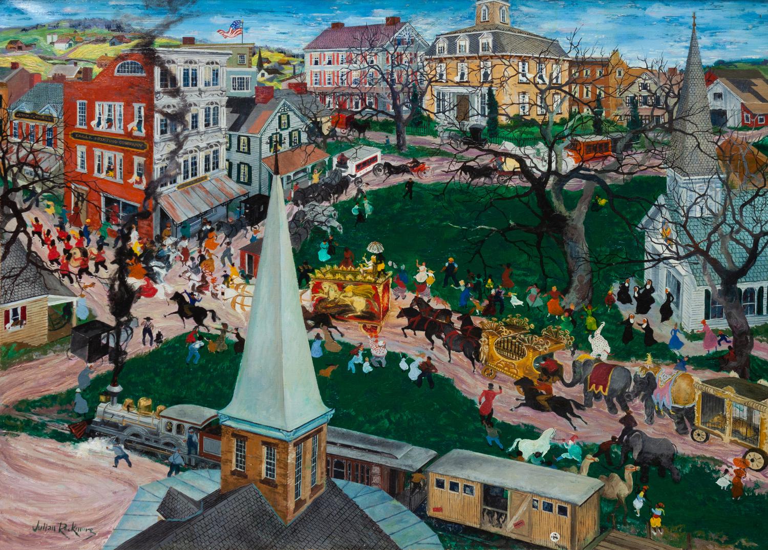 Circus Coming Through Town , circa 1982