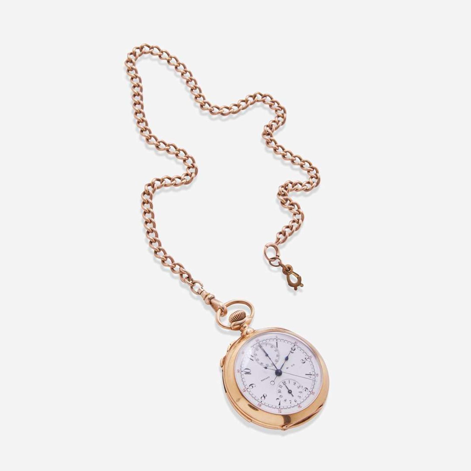 An 18K Yellow Gold Tiffany & Co. Pocket Watch