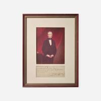 [Presidential] Van Buren, Martin, and John Tyler, and James K. Polk Group of 3 Signed Items