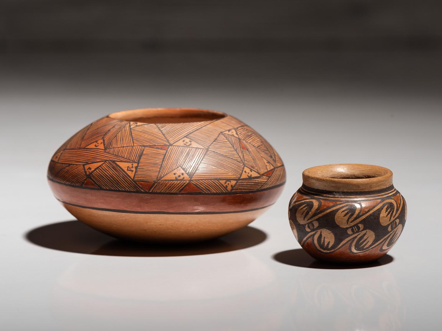 Polychrome Pottery Jars