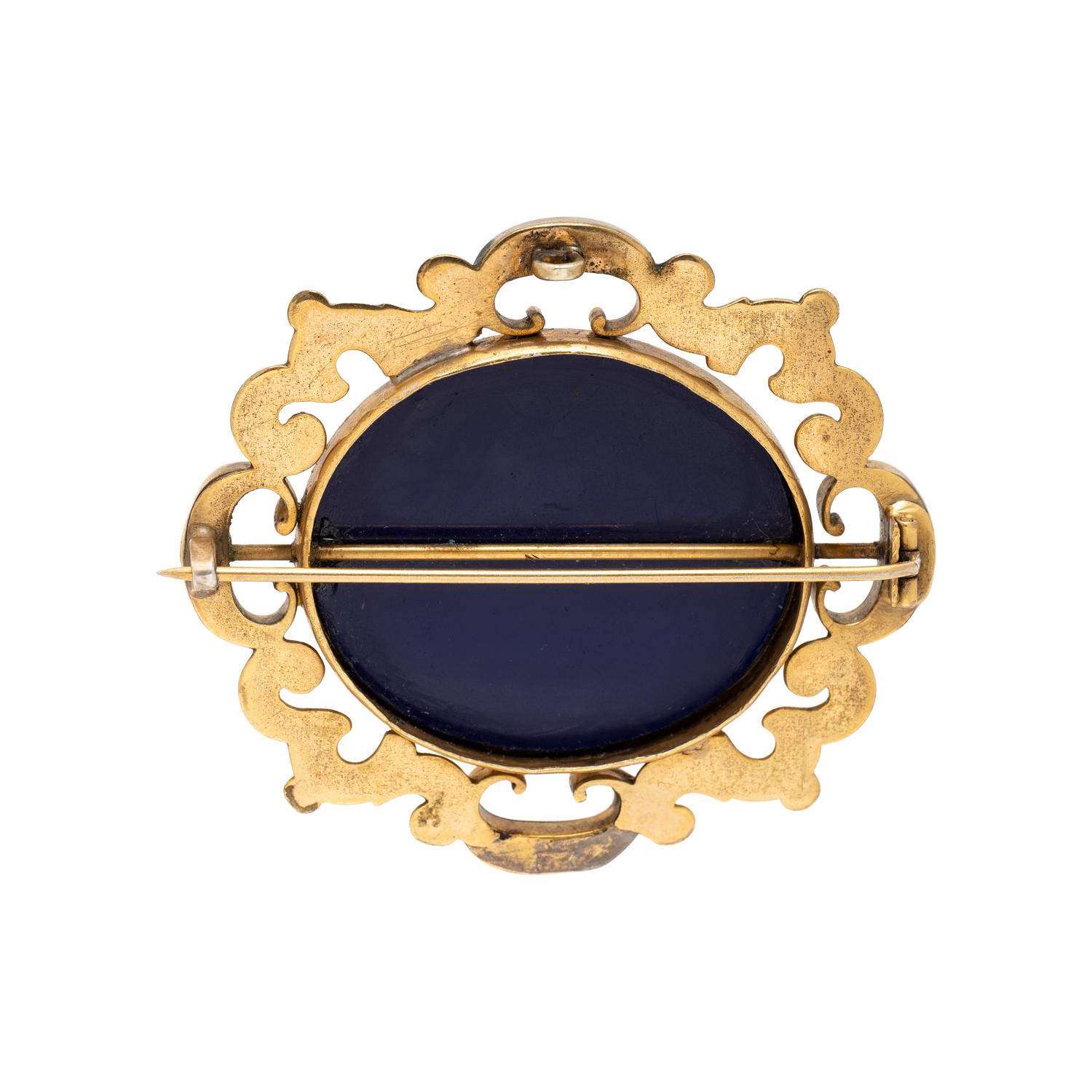 MICROMOSAIC BROOCH