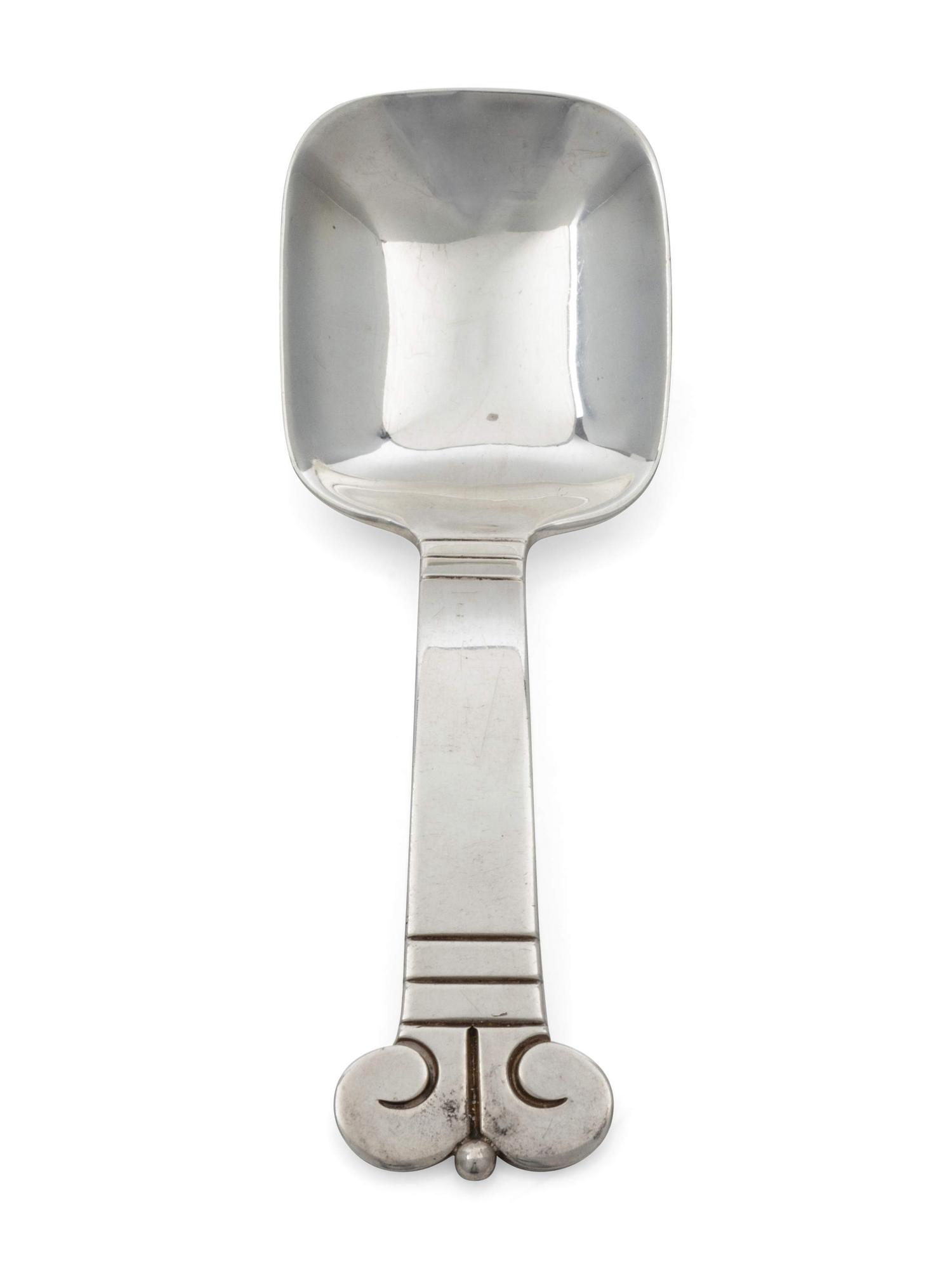 A Mexican Silver Sugar Scoop