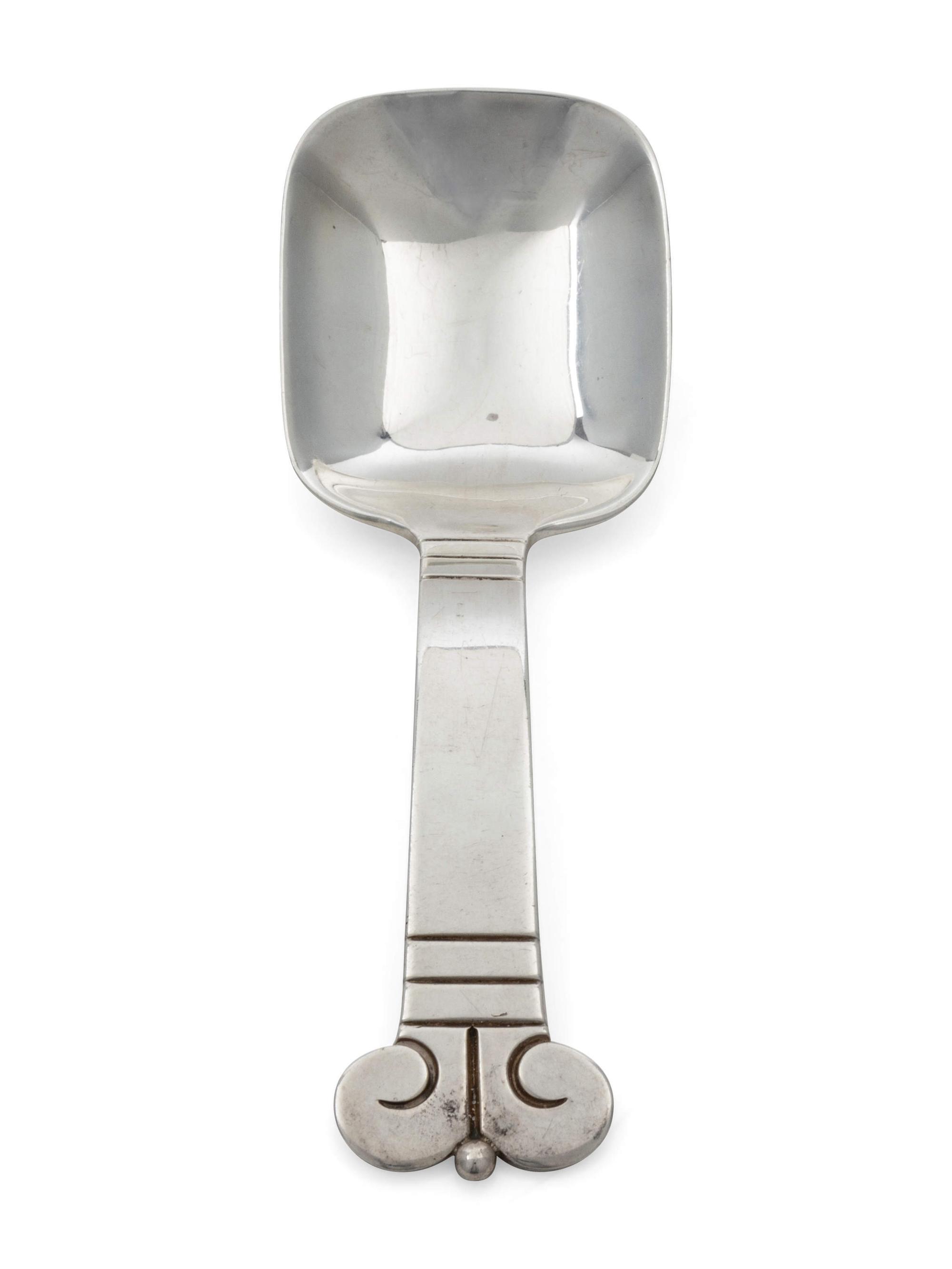 A Mexican Silver Sugar Scoop