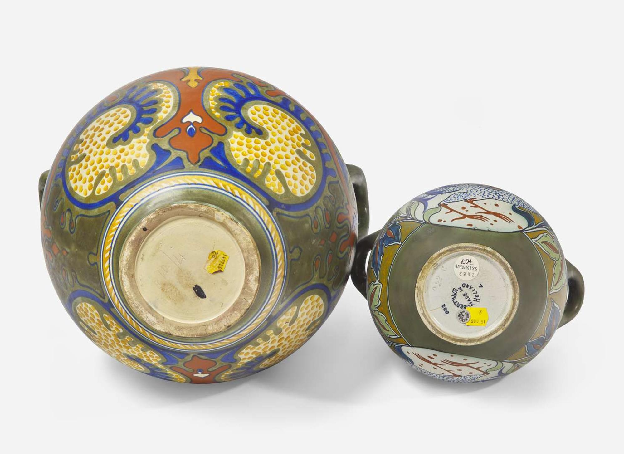 Zuid-Holland Gouda, Two Rhodian Vases