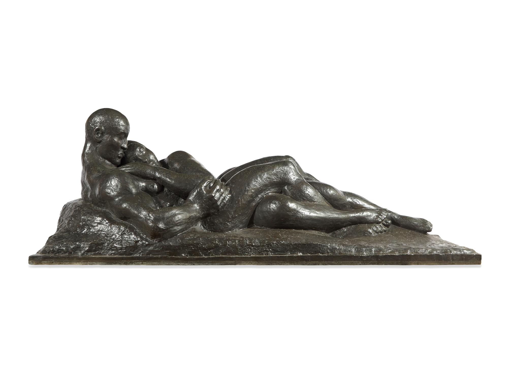 Gaston Lachaise (American/French, 1882–1935) — Dans La Nuit (Lovers) [LF 108]