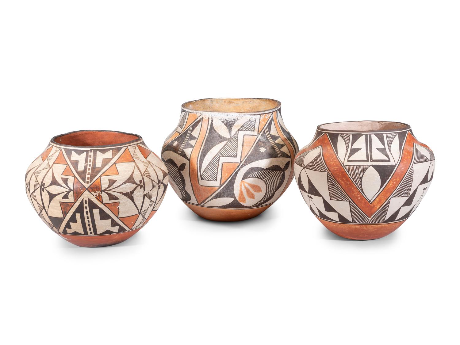Acoma Polychrome Pottery