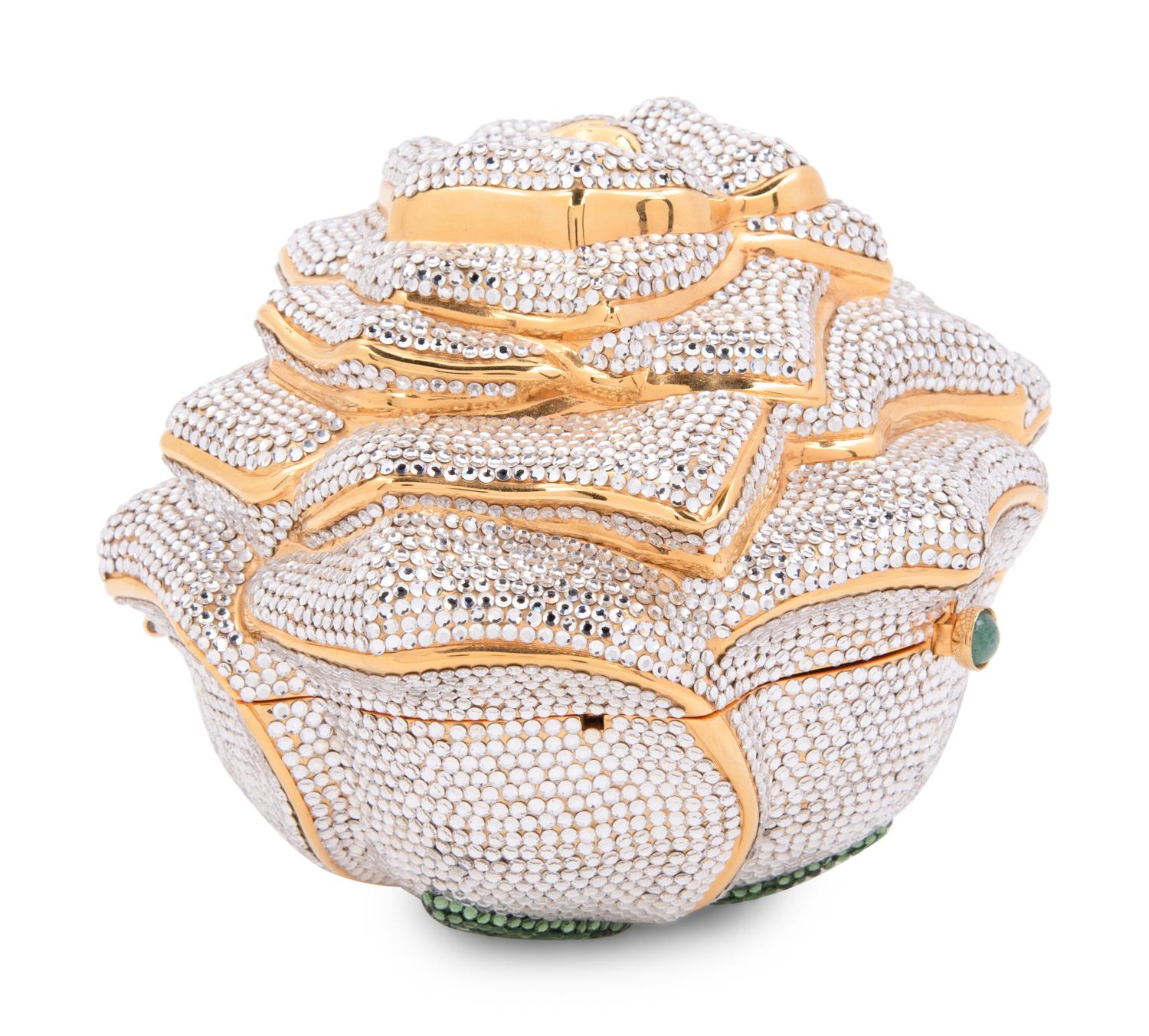 Judith Leiber Rose Minaudière