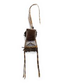 Kiowa Beaded Strike-a-Light Bag