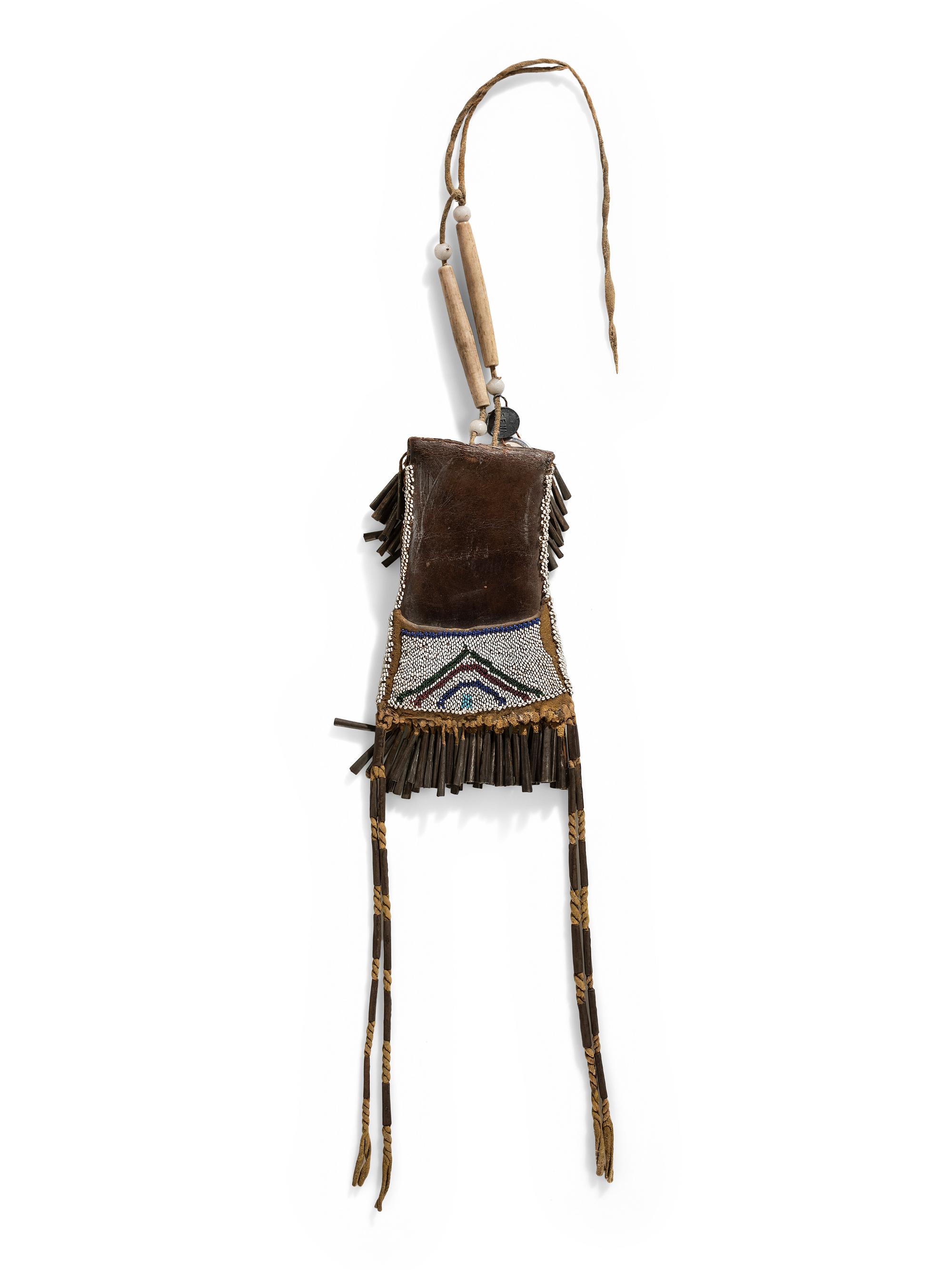 Kiowa Beaded Strike-a-Light Bag