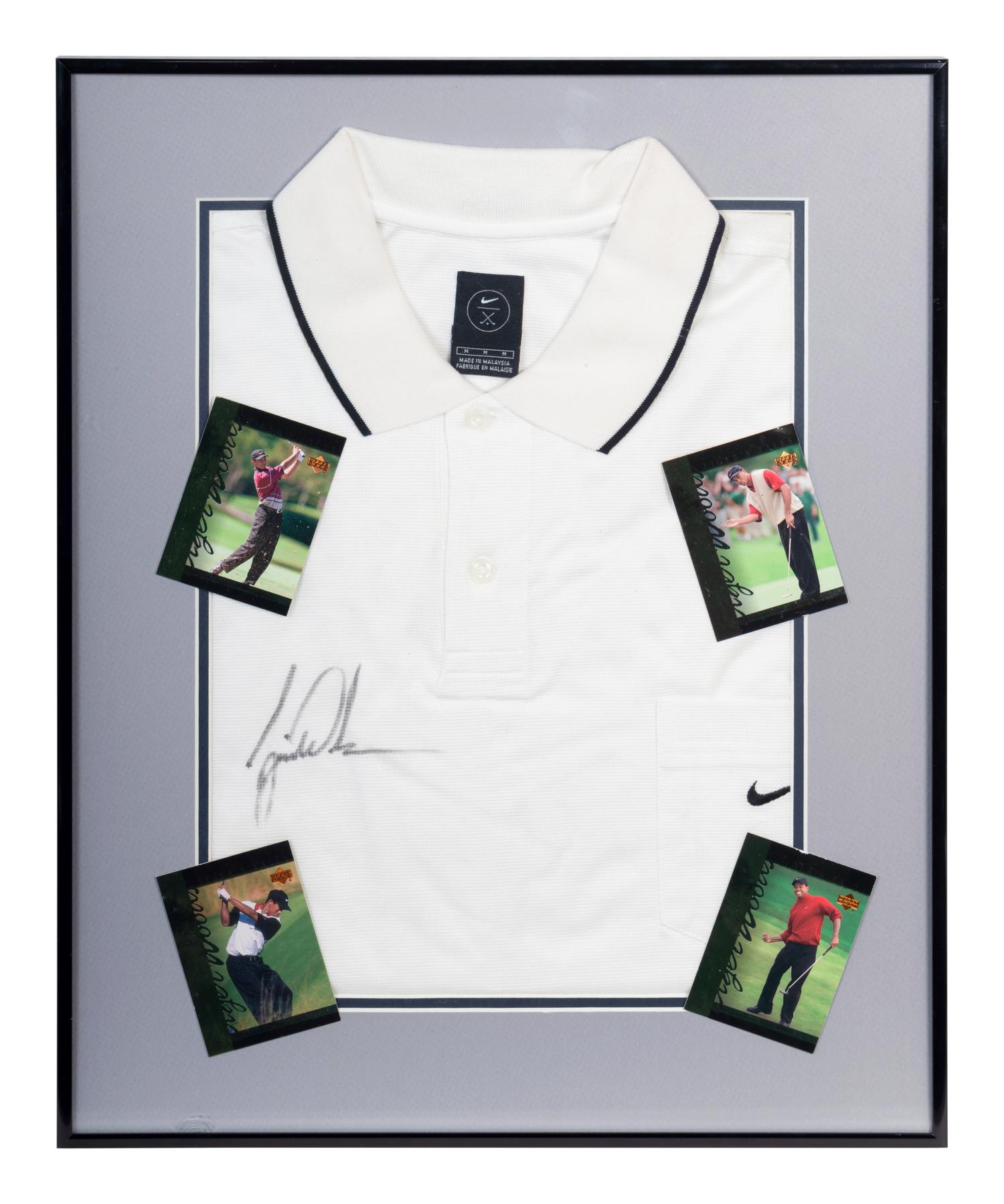A Tiger Woods Signed Autograph Nike Golf Shirt (PSA Authentic),