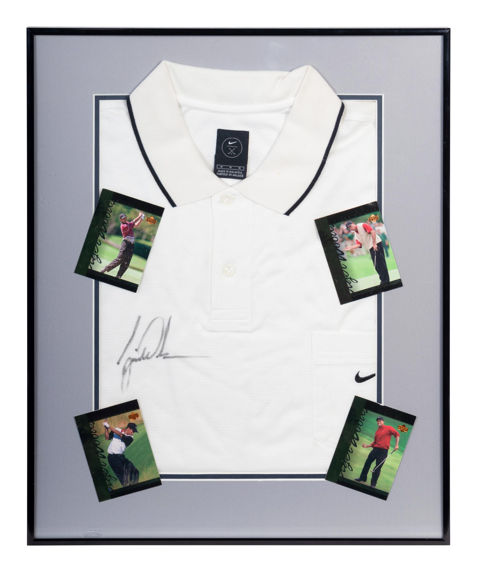 A Tiger Woods Signed Autograph Nike Golf Shirt (PSA Authentic),