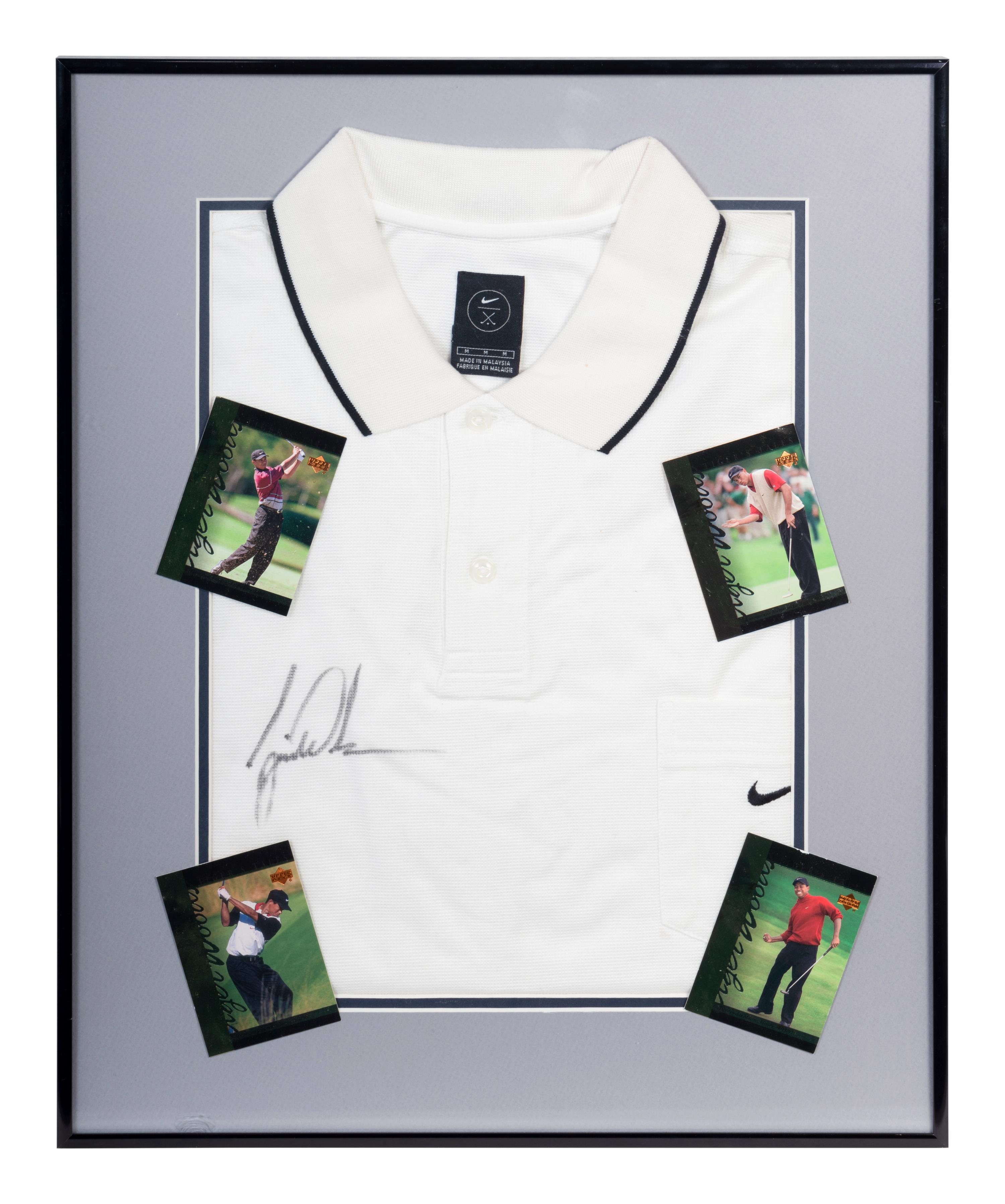 A Tiger Woods Signed Autograph Nike Golf Shirt (PSA Authentic),