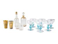 A Group of Porcelain and Glass Articles
