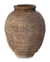 A Large Continental Terra Cotta Oil Jar