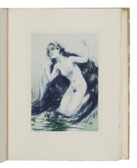 ICART, Louis (1888-1950), illustrator. LOUŸS, Pierre (1870-1925). Lêda ou la louange des bienheureuses ténèbres . Paris: L.I., 1940.