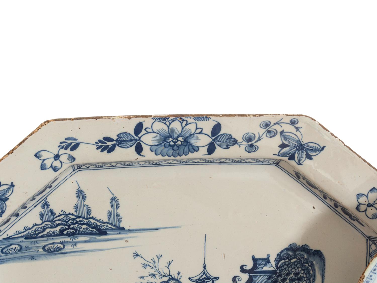 A Group of Seven Delft Earthenware Plates and Chargers