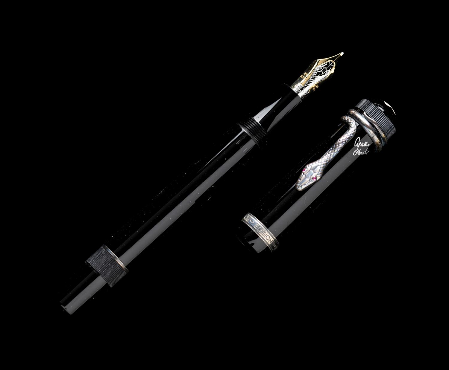 A Montblanc Agatha Christie Limited Edition Fountain Pen