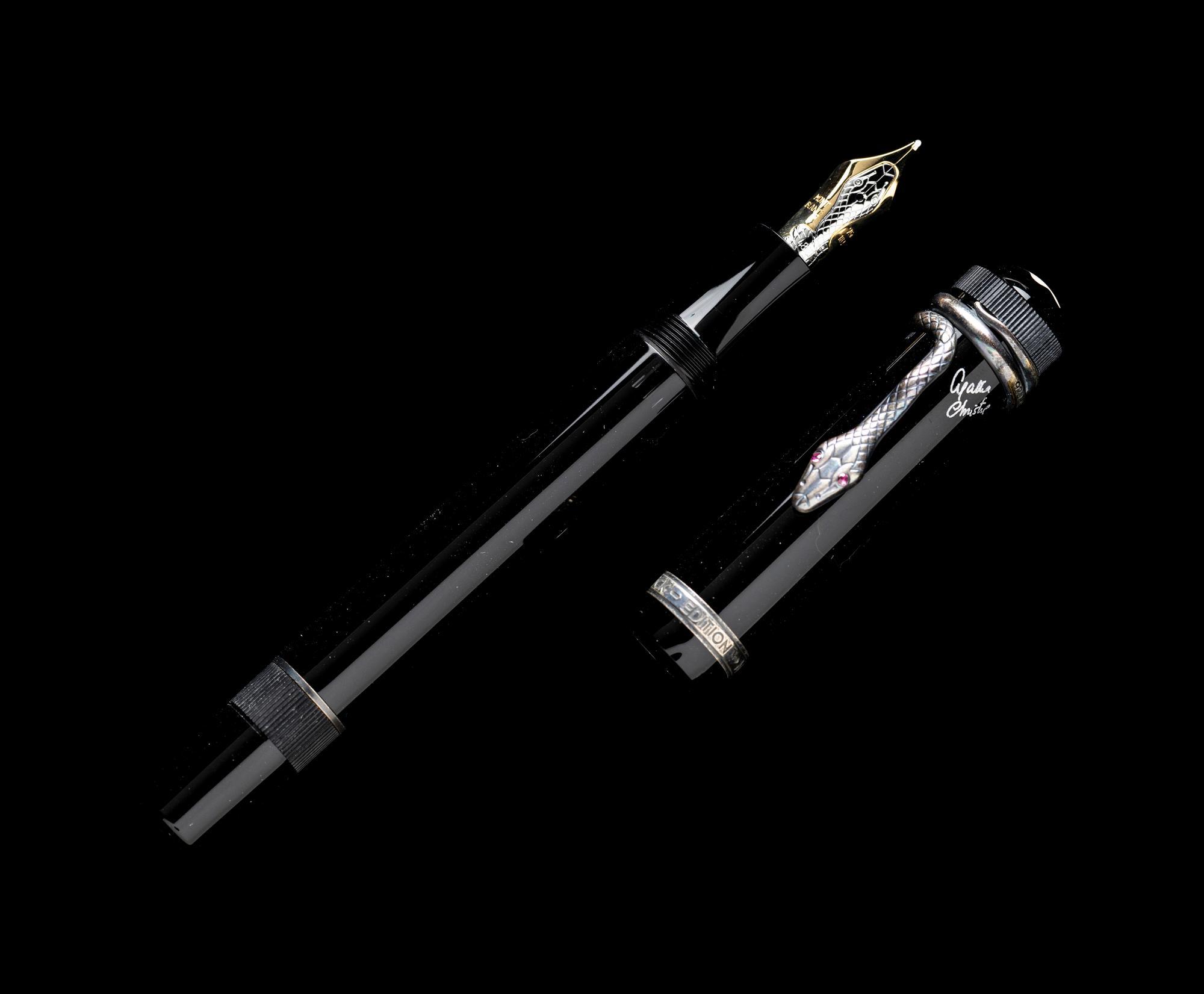 A Montblanc Agatha Christie Limited Edition Fountain Pen