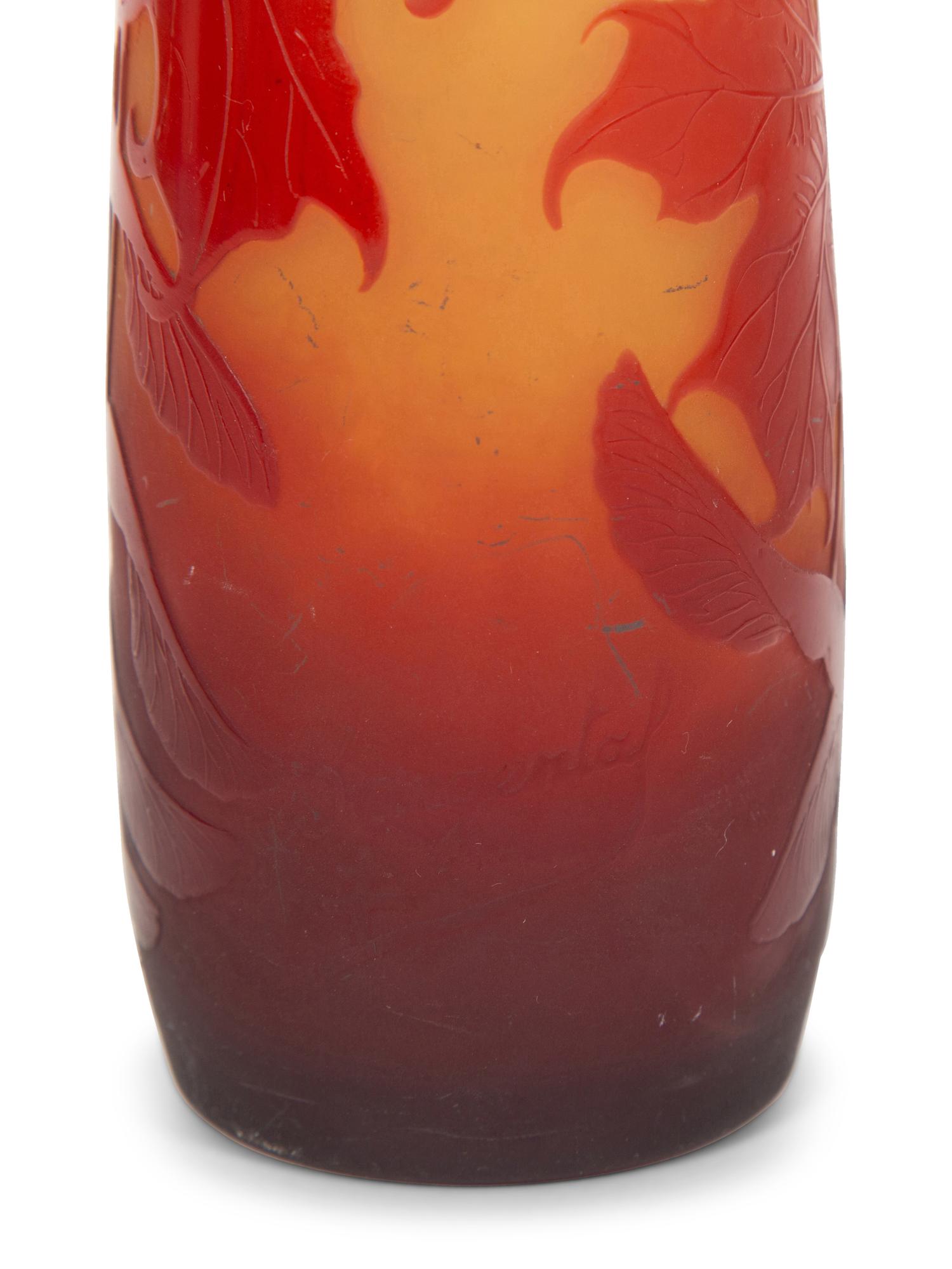 A D'Argental Cameo Glass Scent Bottle
