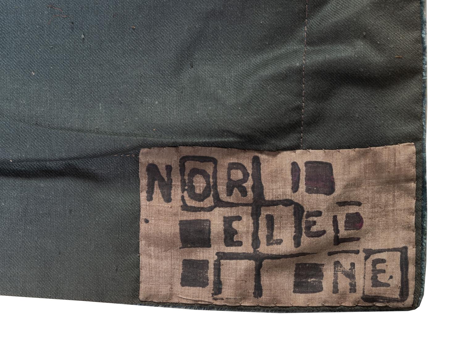 A Norelene Silk and Painted Velvet Textile