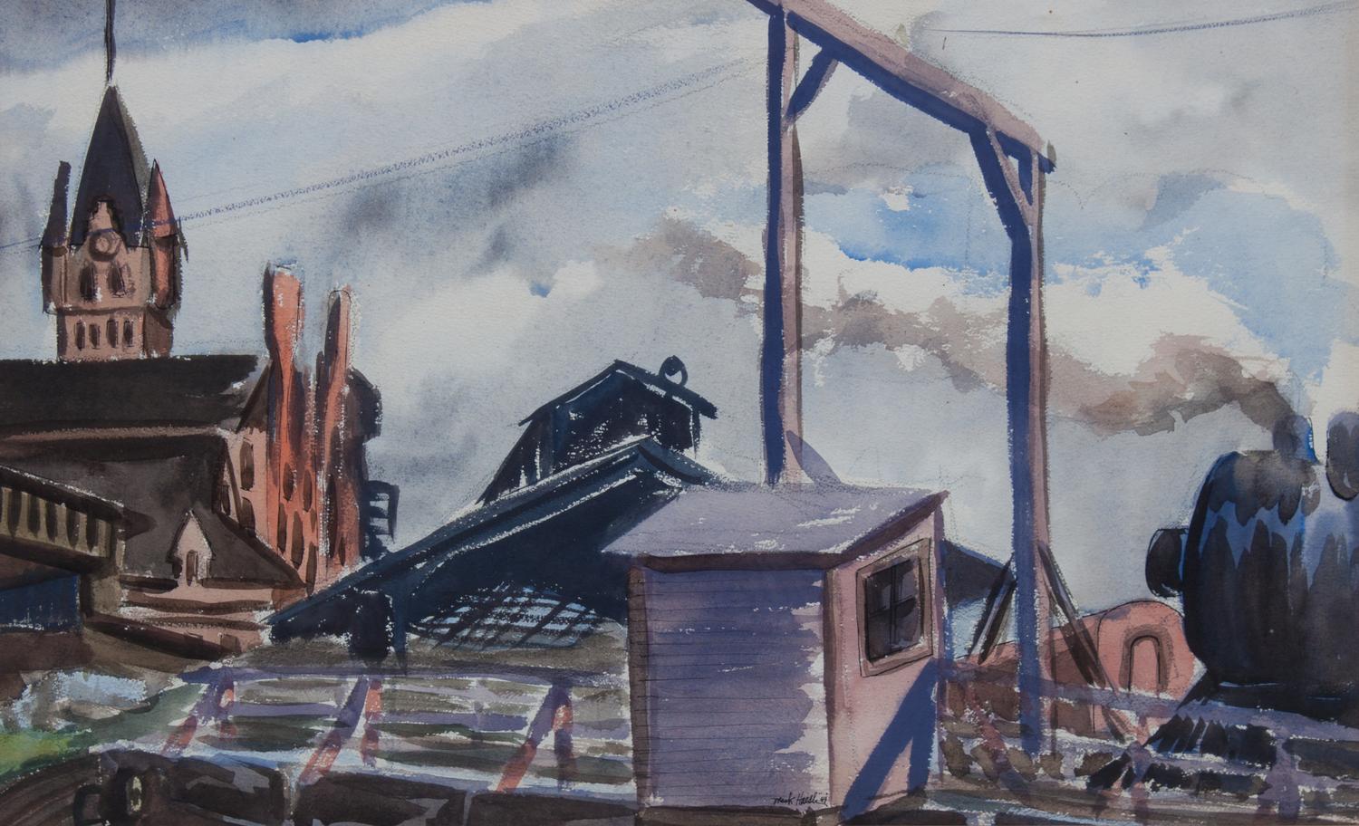 Mark Haesle, (20th century), Northwestern Station, 1949