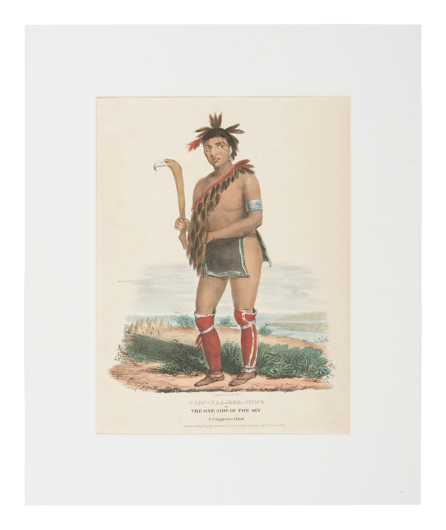 [LEWIS, James Otto]. Nabu-Naa-Kee-Schick or the One Side of the Sky. A Chippewa Chief .