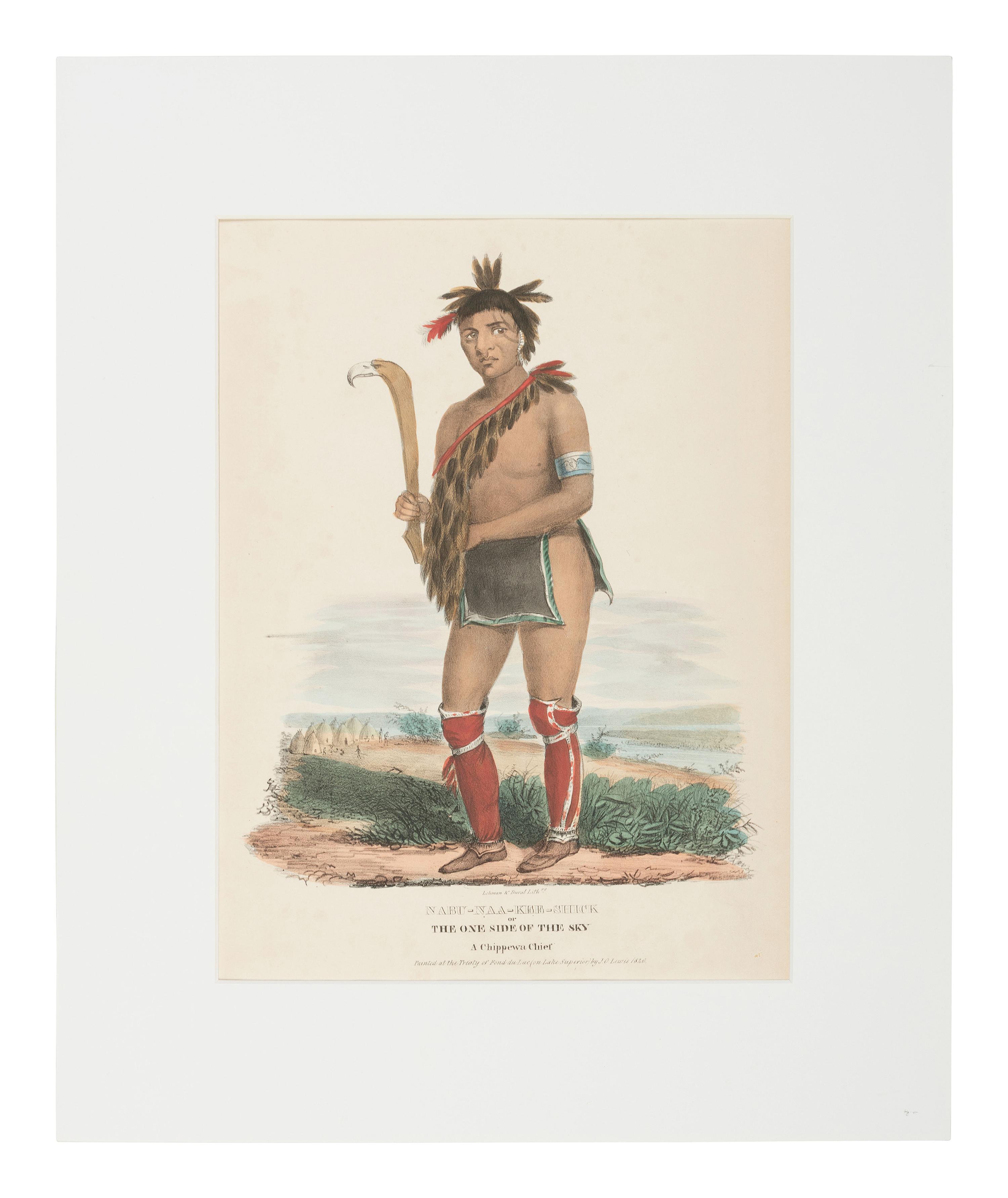 [LEWIS, James Otto]. Nabu-Naa-Kee-Schick or the One Side of the Sky. A Chippewa Chief .