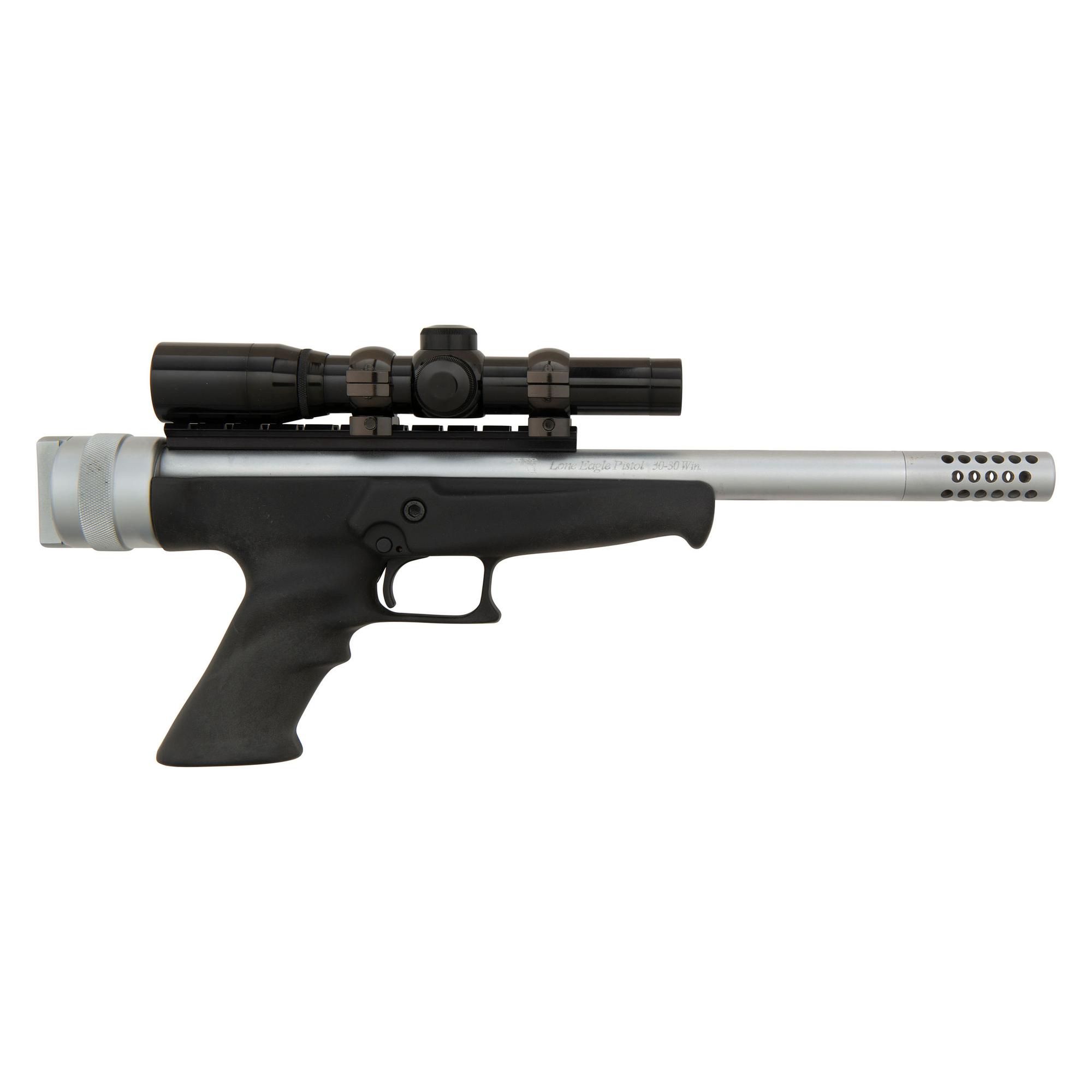 *Magnum Research Lone Eagle Pistol in .30-30 with Burris 2x Scope