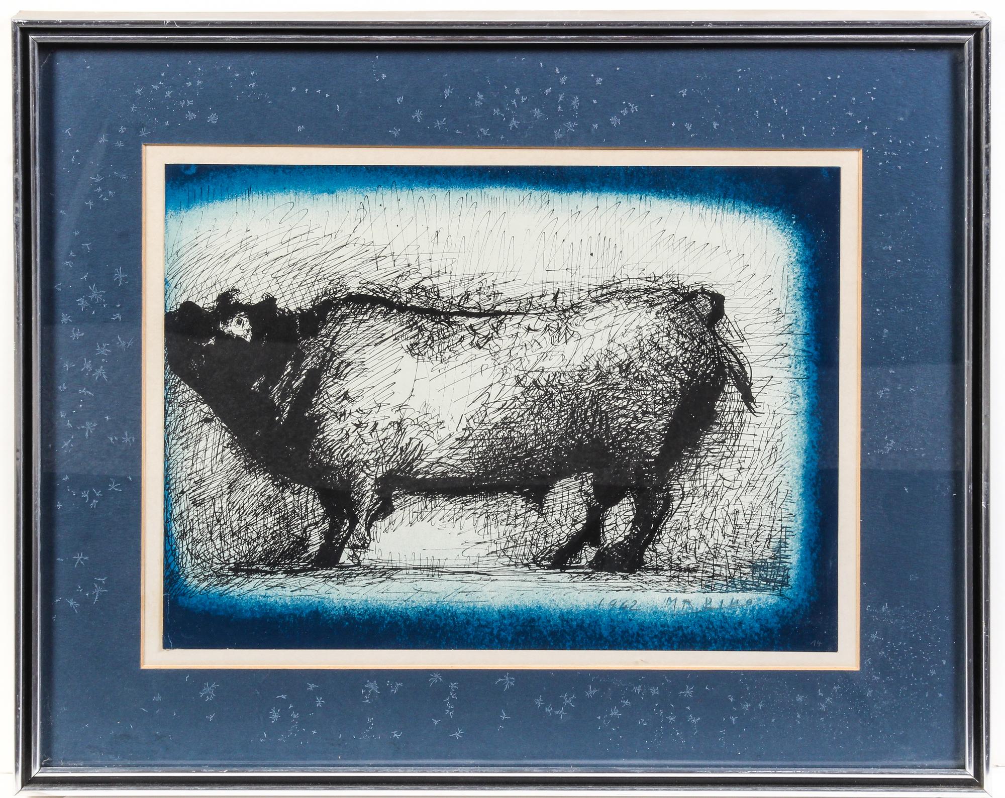 Marino Marini, (Italian, 1901-1980), Toro