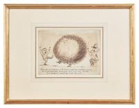 Lear, Edward. Original Drawing and Limerick